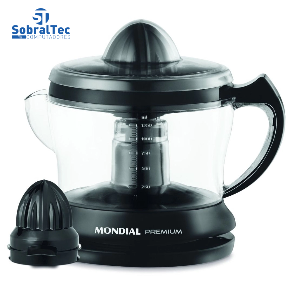 Conjunto Especial Mondial KT-105-B (Espremedor Premium + Batedeira Prática + Liquidificador Turbo Power) - Preto