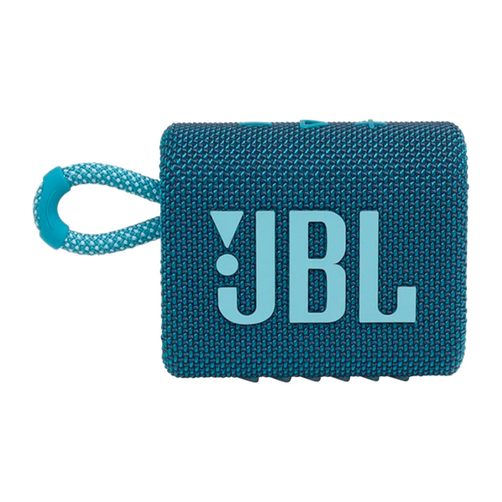 Caixa de Som Portátil JBL GO 3 Bluetooth 5.1 À Prova D'água e Poeira IP67 Azul