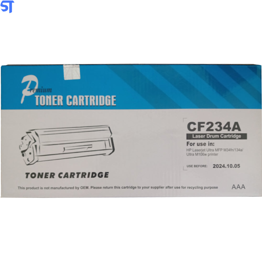 Cartucho de Cilindro Foto Condutor Compatível com HP CF234A 34A | M106 M134 M106W M134A M134FN 106W | Premium 9.2k
