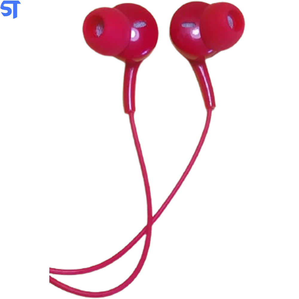 Fone De Ouvido Stereo Lelong Vermelho Com Borrachinhas Extras - LE-0233