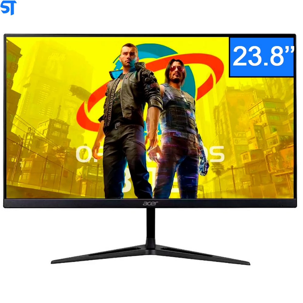 Monitor Gamer Acer 23.8 Nitro RG1 RG241Y PBIIPX - Full HD - FreeSync - 165Hz O.C - 1ms
