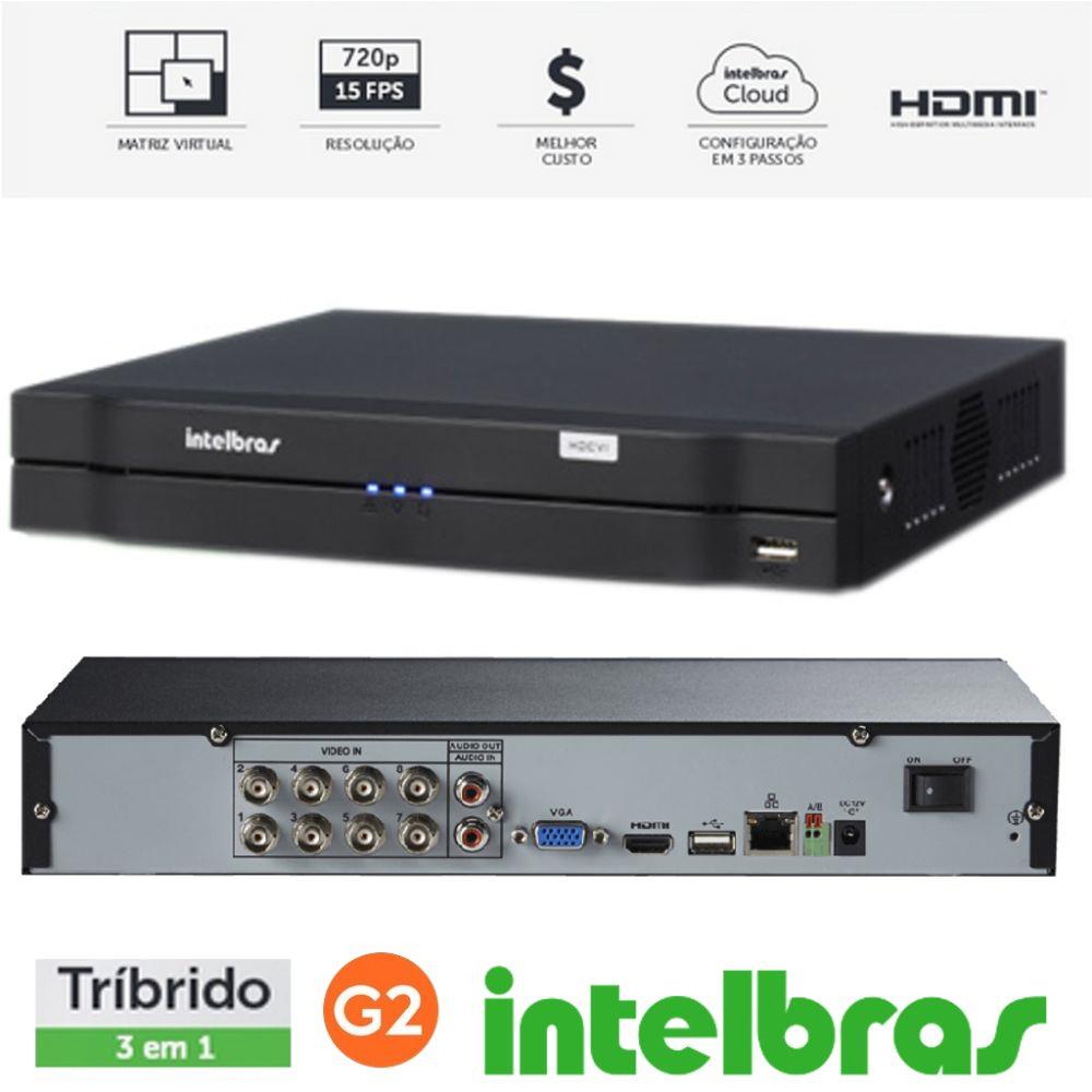 Dvr Gravador Digital de Vídeo Multi HD | MHDX 1004 | 4 Canais Intelbras- S/hd