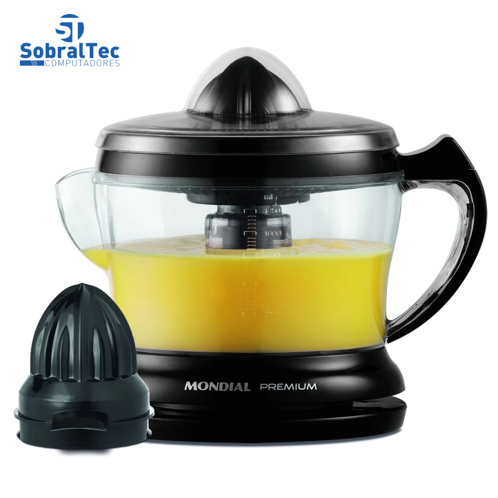 Conjunto Especial Mondial KT-105-B (Espremedor Premium + Batedeira Prática + Liquidificador Turbo Power) - Preto