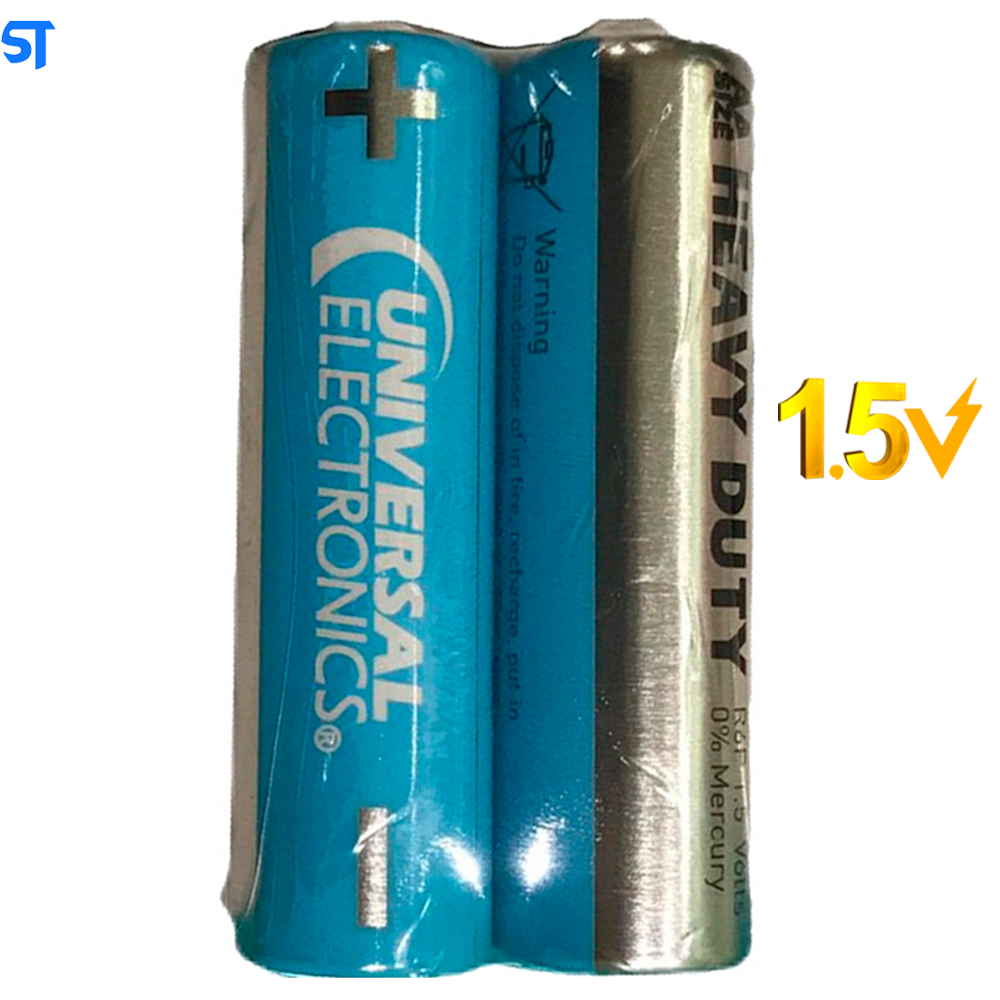 Pilhas Palito AAA 1,5V Longlife Universal Eletronics Heavy Duty Com 2 Unidades