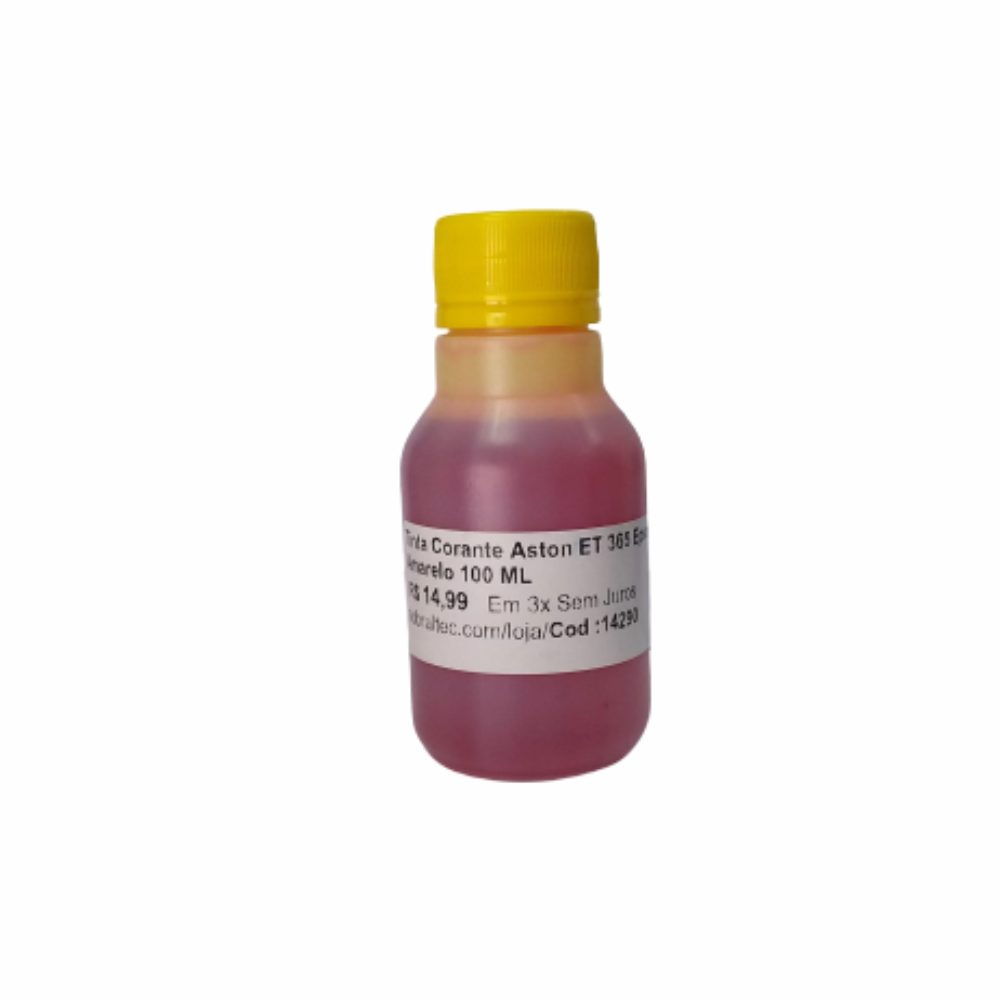 Tinta Corante Amarelo HP 100Ml Kit Wgtec