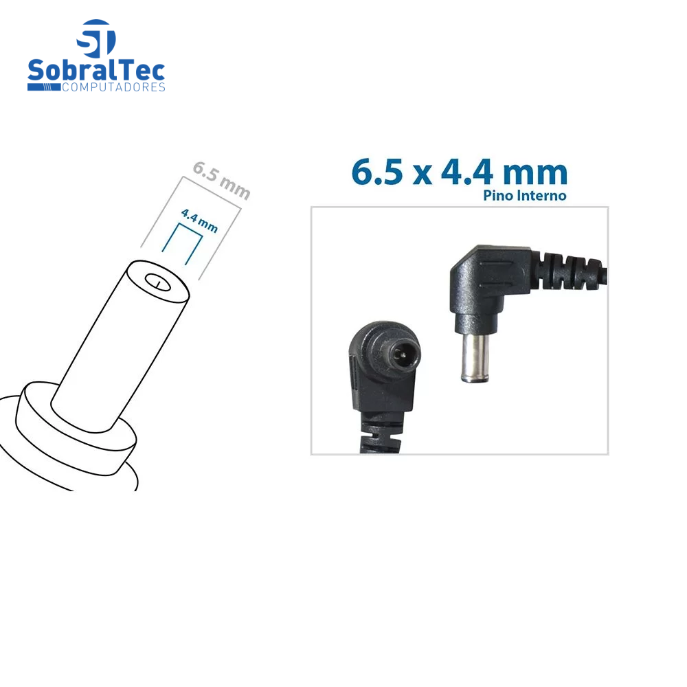 Fonte BringIT Compativel Com Sony Vaio - 19.5V 4.7A 92W - 6.5Mmx4.4Mm - Agulha