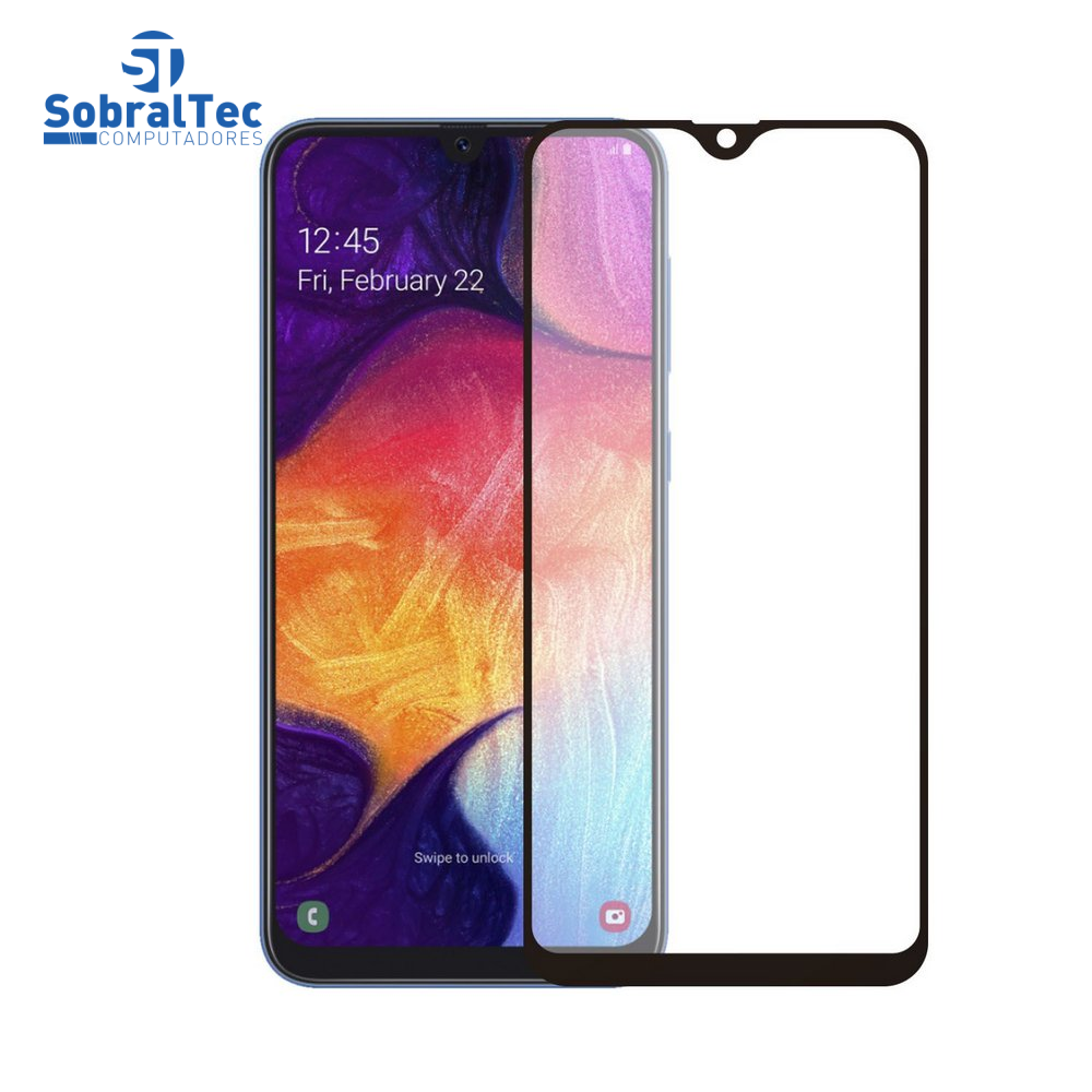 Película Protetora De Vidro 3D Temperada Para Celular A10, A10s