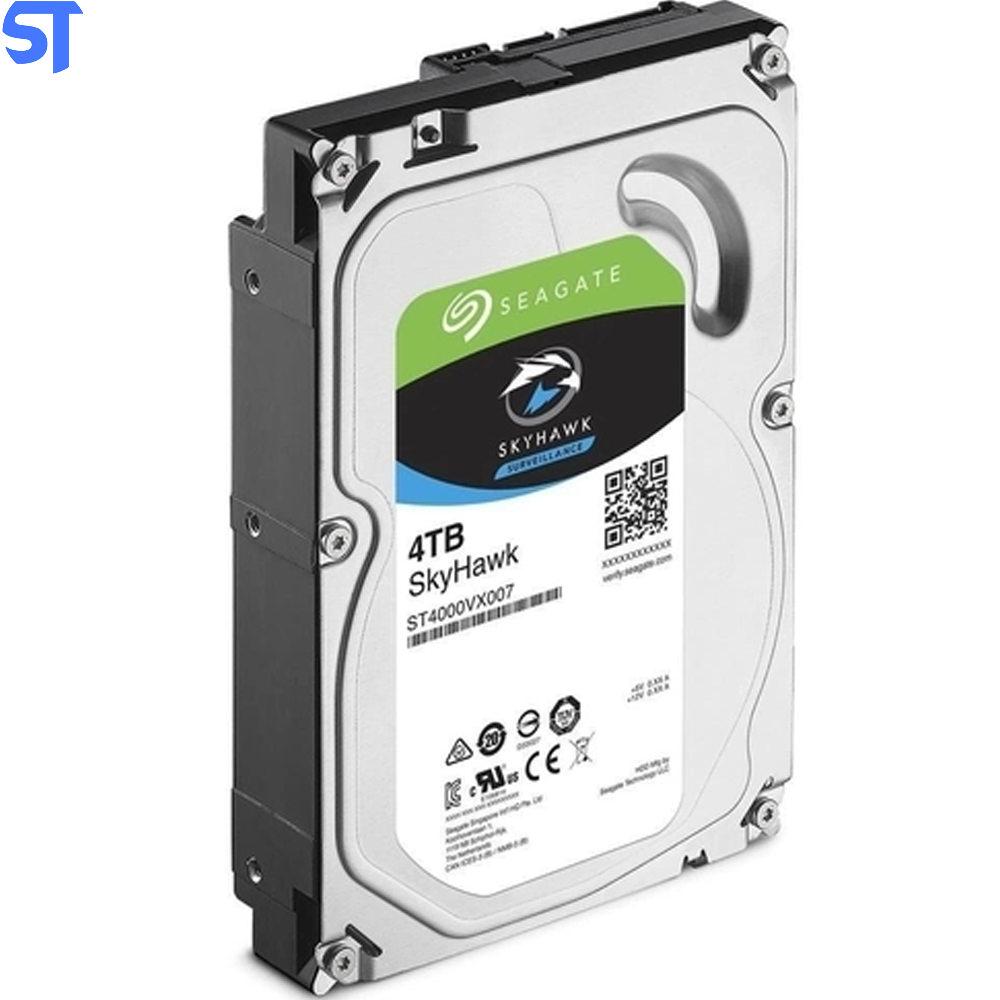 HD Para DVR Seagate Surveillance SkyHawk 4TB 3,5" SATA - ST4000VX007