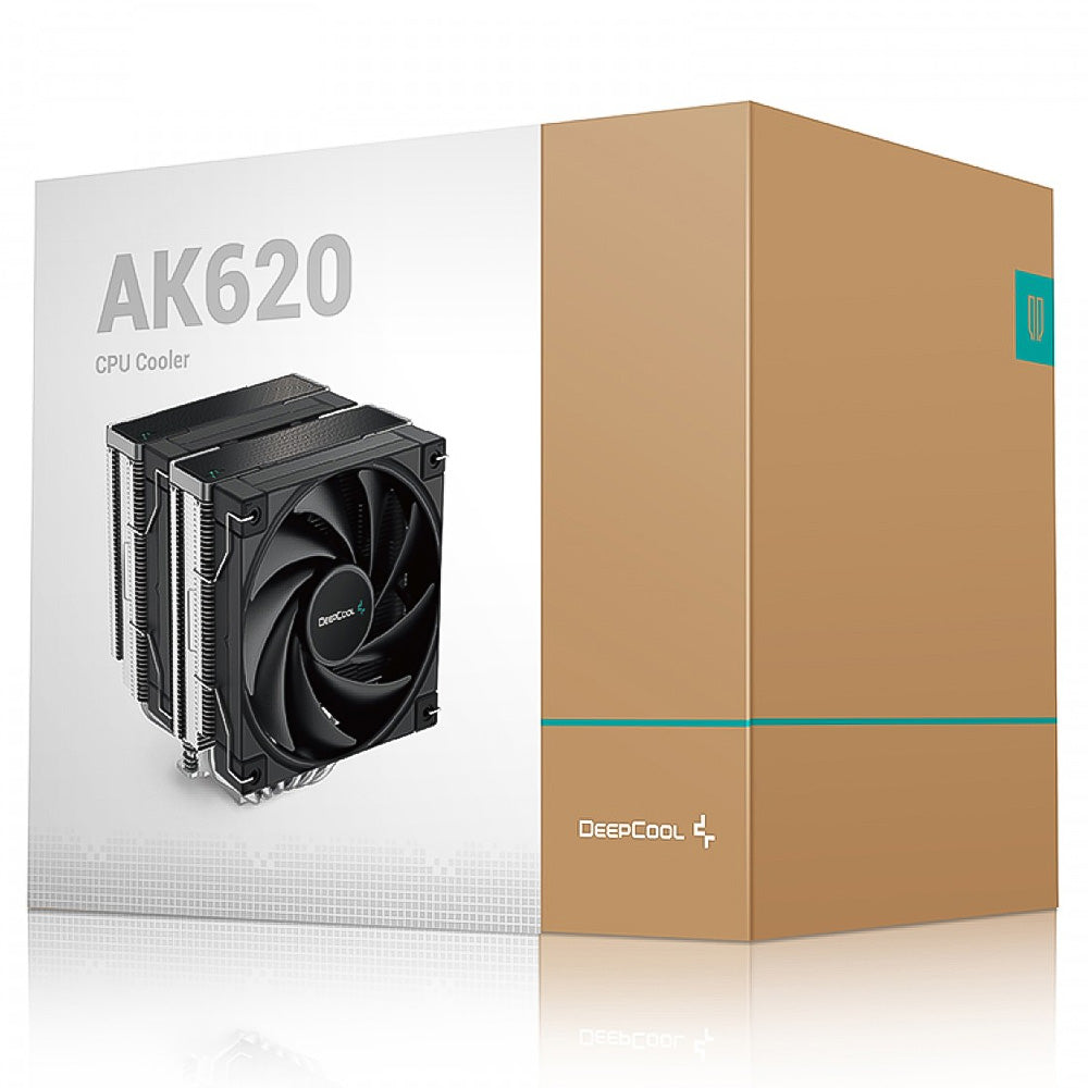 Cooler Para Processador DeepCool AK620, 120mm, Preto e Prata, R-AK620-BKNNMT-G