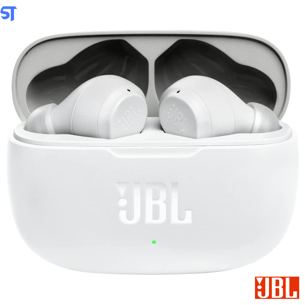 Fone de Ouvido Bluetooth JBL Wave 200TWS Intra-Auricular Branco - JBLW200TWSWHT