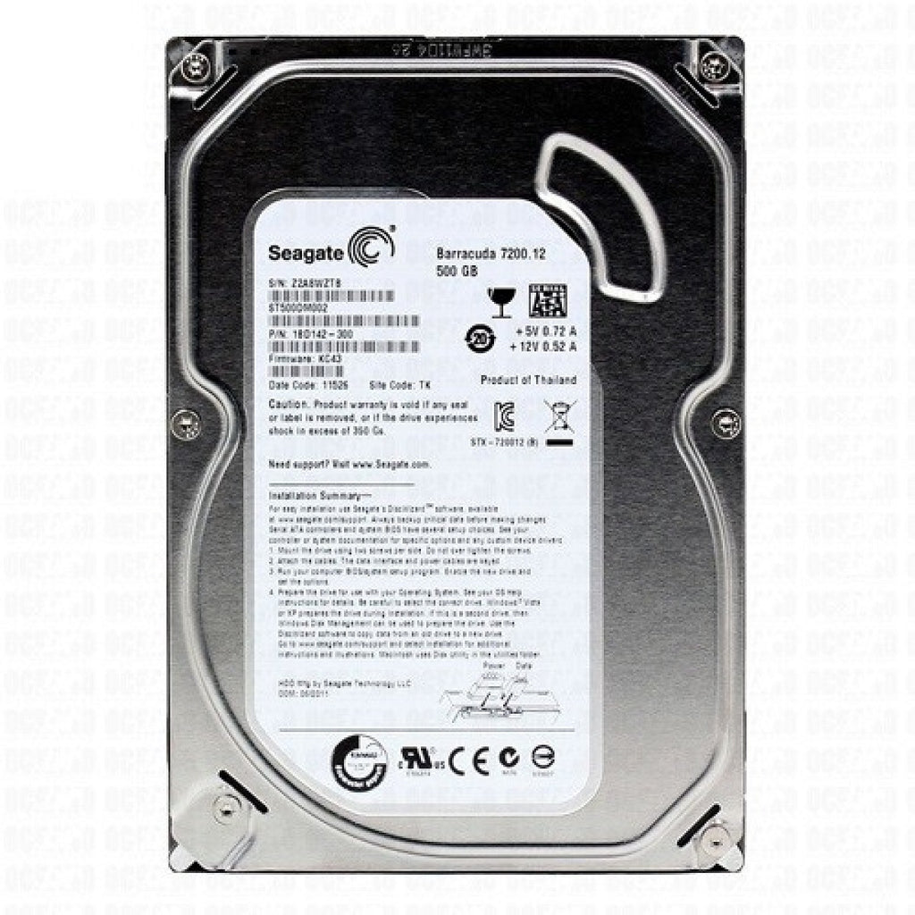 Hd Int. Desktop 500 Gb Seagate ST500Dm002 7200Rpm 16MB