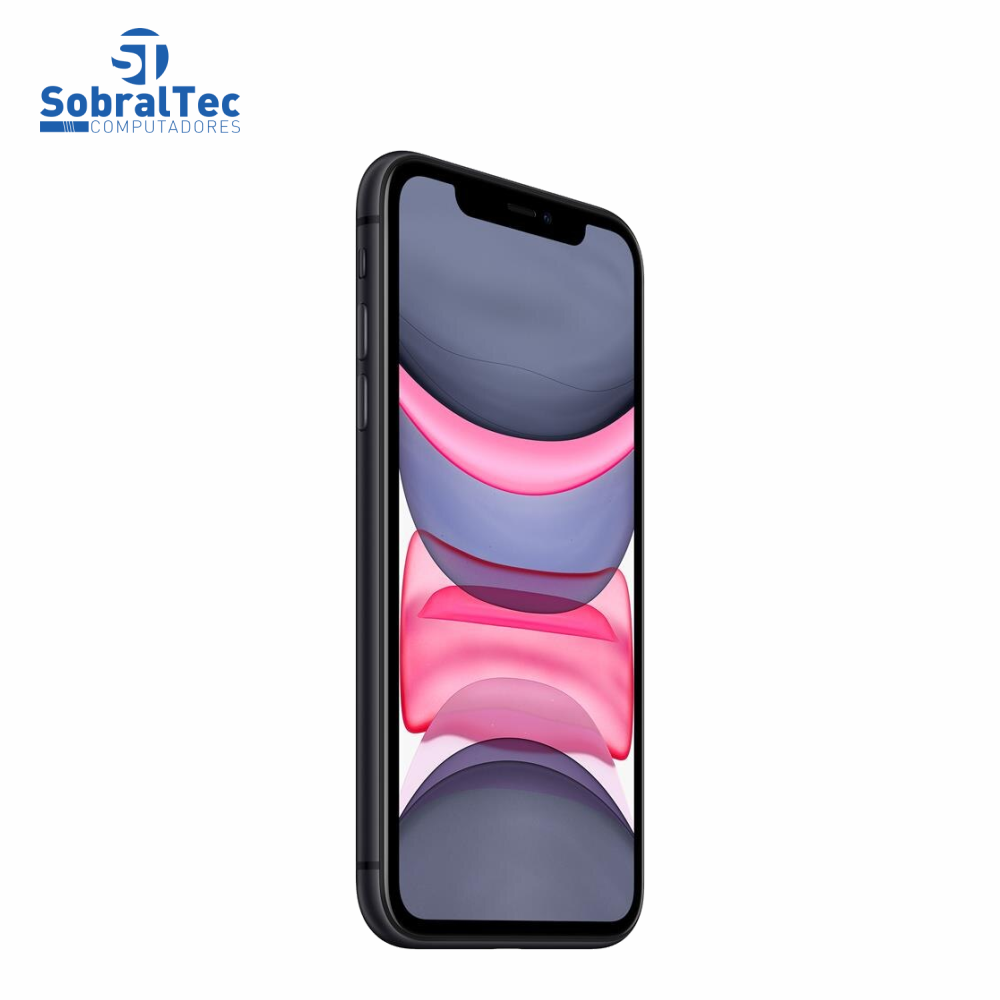 iPhone 11 Apple com 256GB, Tela Retina HD de 6,1” Dupla Câmera Traseira de 12 MP, Resistente à Água