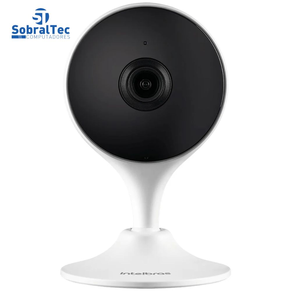 Câmera Interna com Inteligência Artificial iM3 Intelbras Wi-Fi Full HD 1080P 2,8mm 2MP Branca