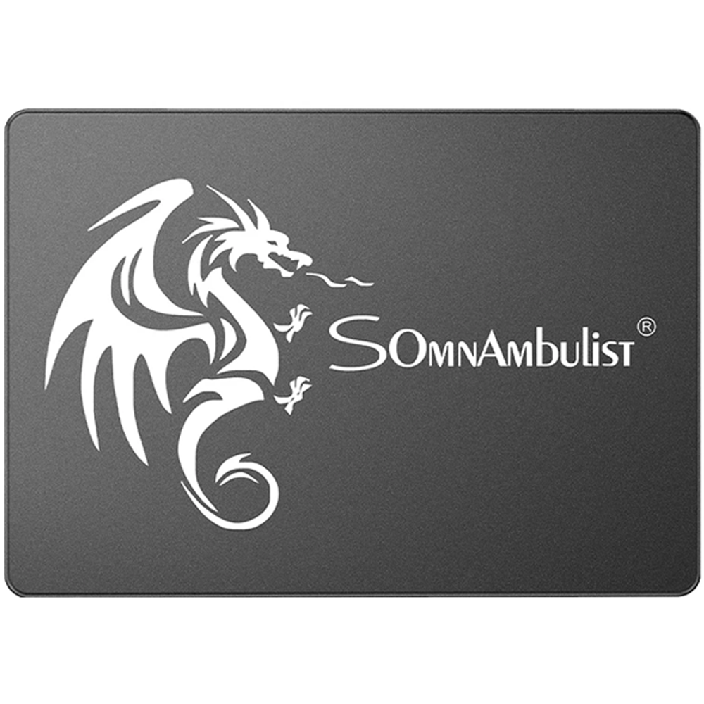 HD SSD Somnambulist 120gb 550Mbps Para Leitura 500Mbps Para Gravação - Preto