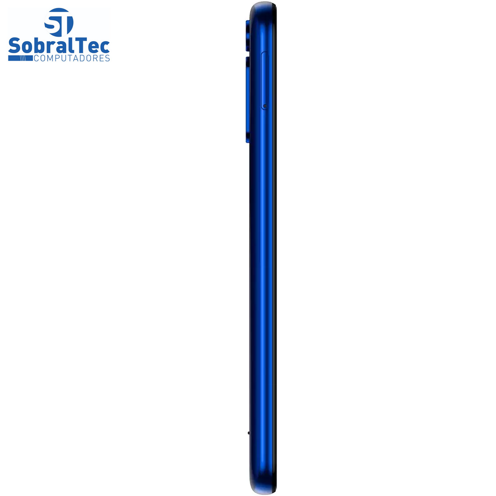 Smartphone Motorola One Fusion 128GB Azul Safira - 4GB RAM Tela 6,5” Câm. Quádrupla + Selfie 8MP