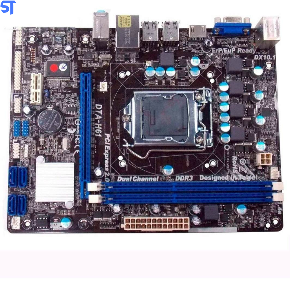 Computador Core i3-2120- HD SSD 256GB- Memória Ram 4GB- Com Wi-Fi - Windows 10