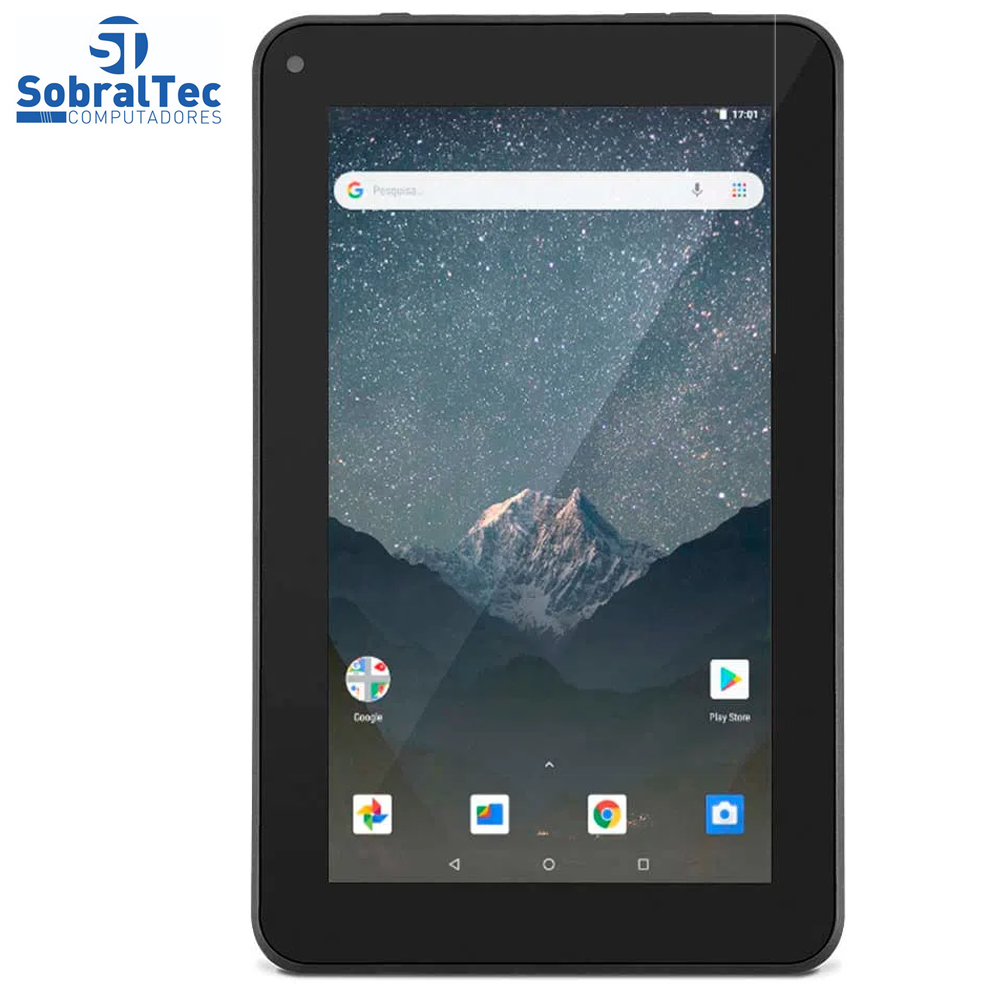Tablet Multilaser M7S GO Wi-Fi 7 Pol. 16GB Quad Core Android 8.1 Preto - NB316X outlet