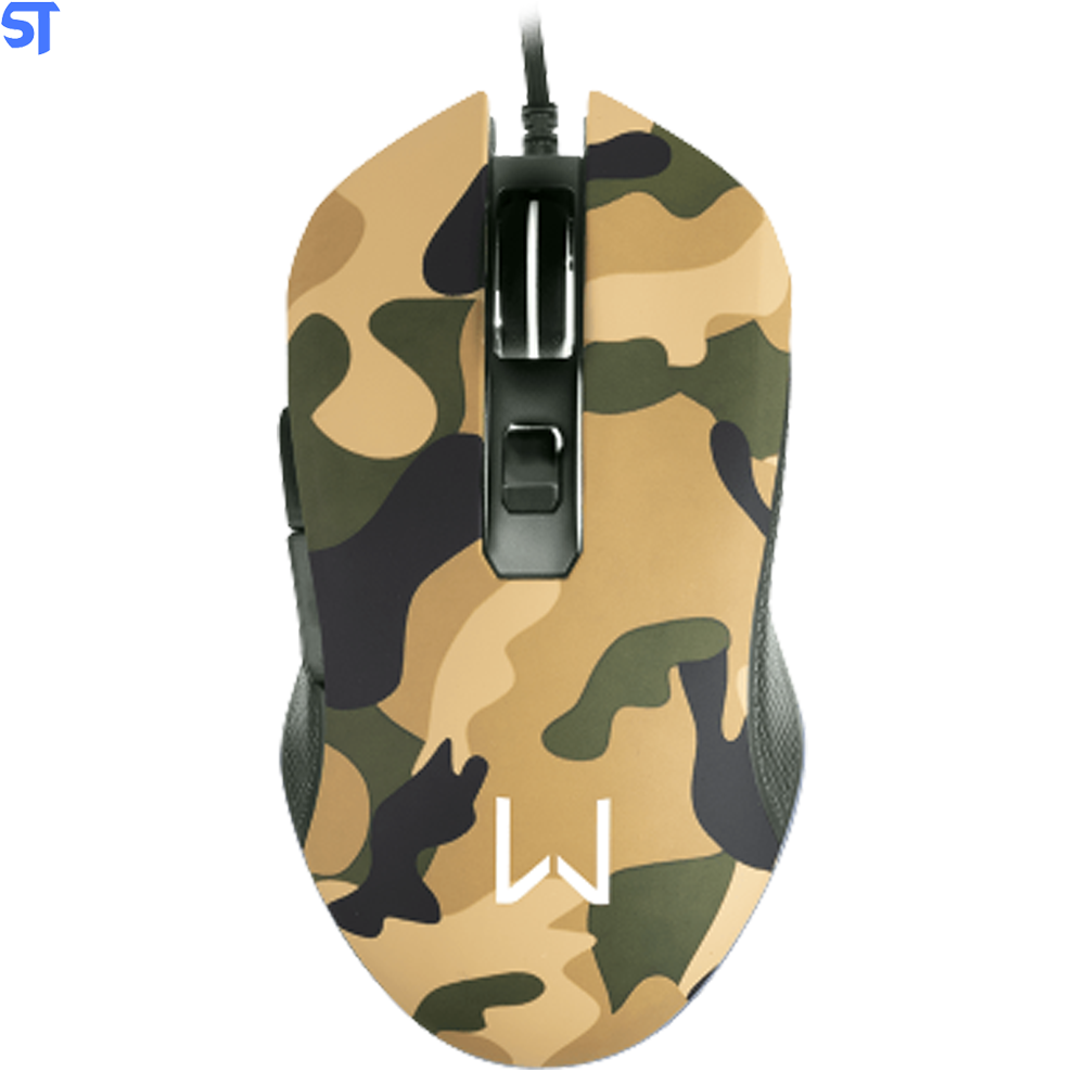 Combo Teclado e Mouse Gamer Warrior Kyler Army - TC249