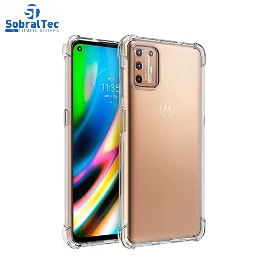 Case De Silicone Transparente  Anti Impacto Para Moto G9 Plus