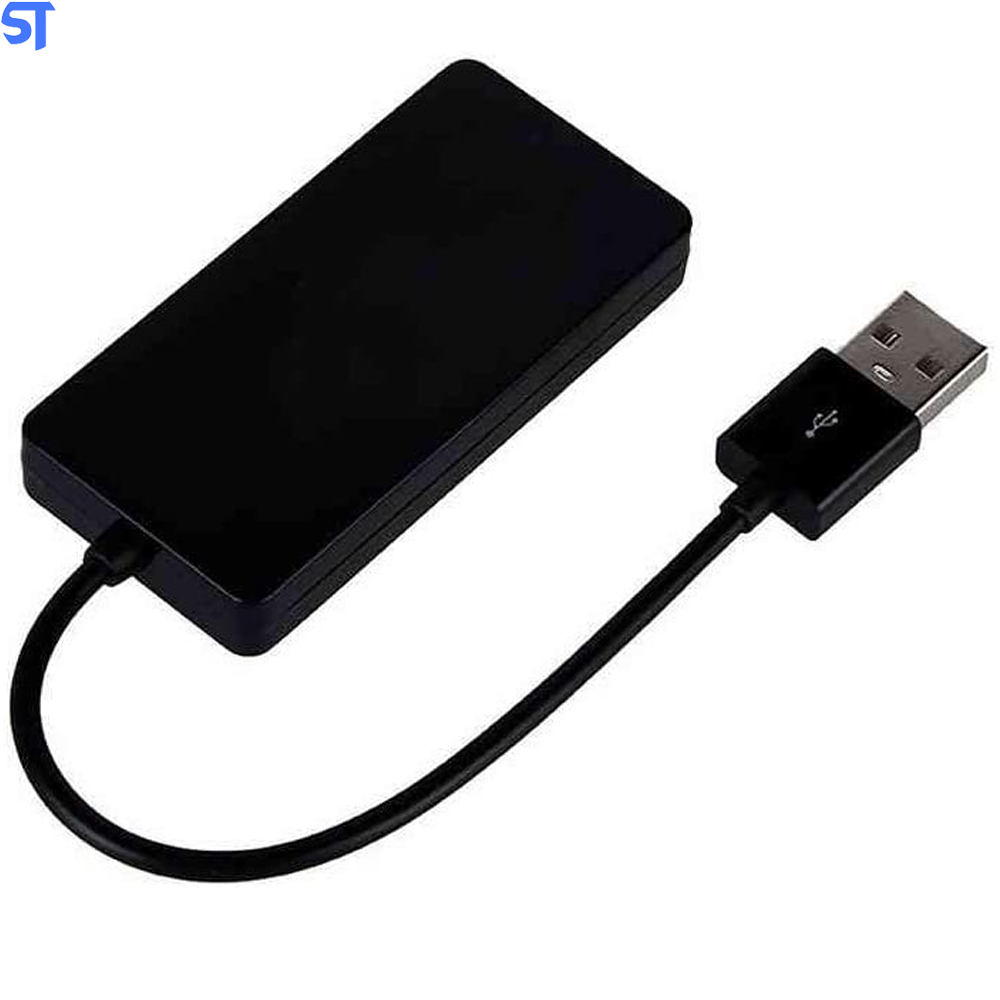 Hub USB Com 4 Portas USB 2.0  HU-220BK, Preto C3Tech