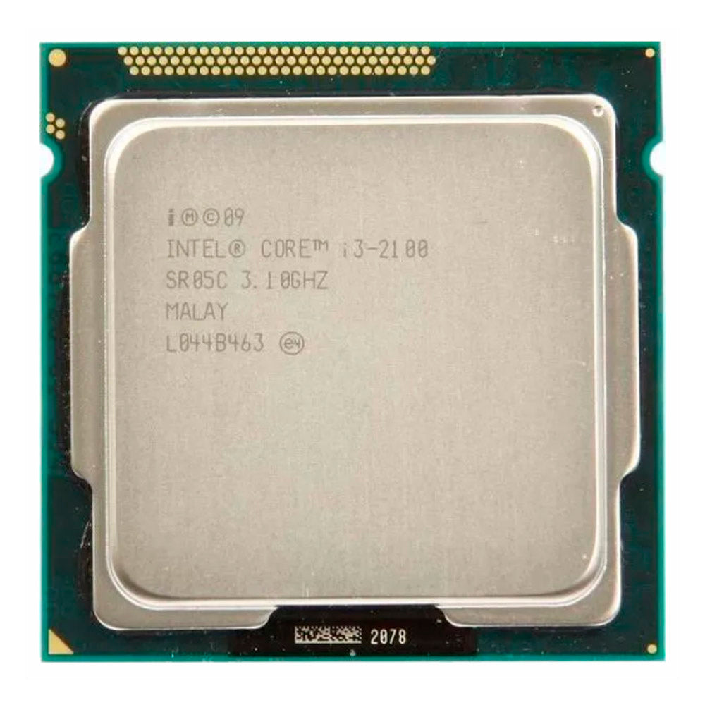 Computador, Gabinete Com Fonte, Placa Mãe, Processador Core i3 2100, Memória Ram 4GB, SSD 120GB