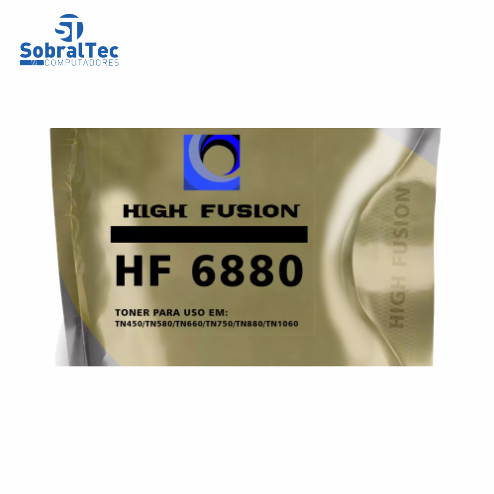 Refil Pó para Recarga de Toner Brother High Fusion Hf6880 HF5880 Brother TN2340 TN2370 Bag 1Kg