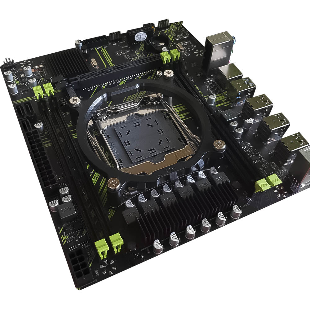 Placa Mãe X99 PR9 LGA 2011 Intel Xeon V3 V4 com Slot NVME, SATA, M.2, DDR4, USB 3.0