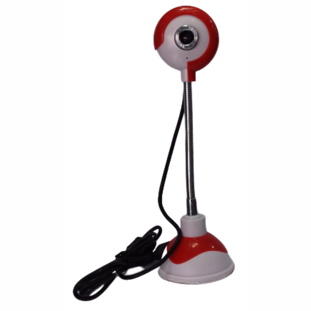 Webcam Pc Câmera Haste Flexível Microfone Embutido 15 Megapixels 30 Fps