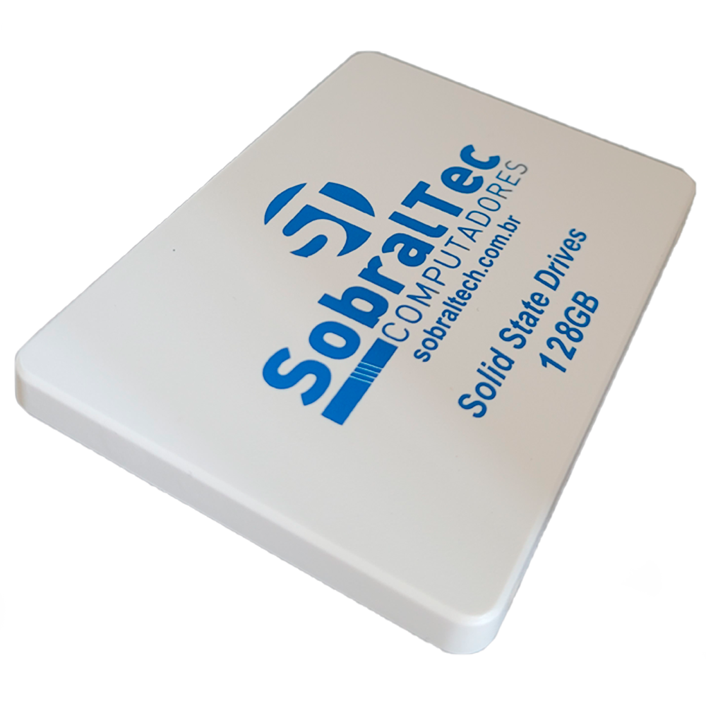 HD SSD SobralTec 128Gb 2.5 Sata3 Leitura 520Mb/s Escrita 400Mb/s - Branco