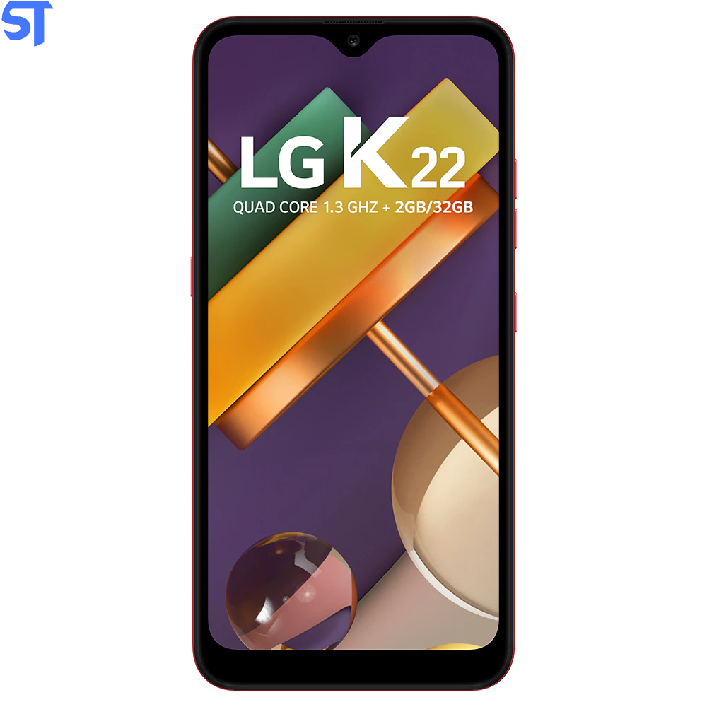 Smartphone LG K22 K200BMW Dual Chip Android 10 Tela 6.2” Quad Core 32GB 4G Câmera 13MP+2MP - Vermelho
