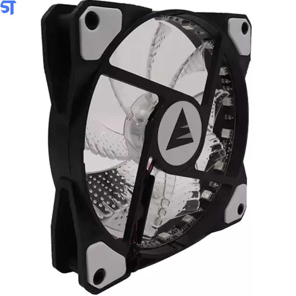 Cooler Fan Bluecase BF-06RGB, RGB 7 Cores, 12cm - BF06RGBCASE