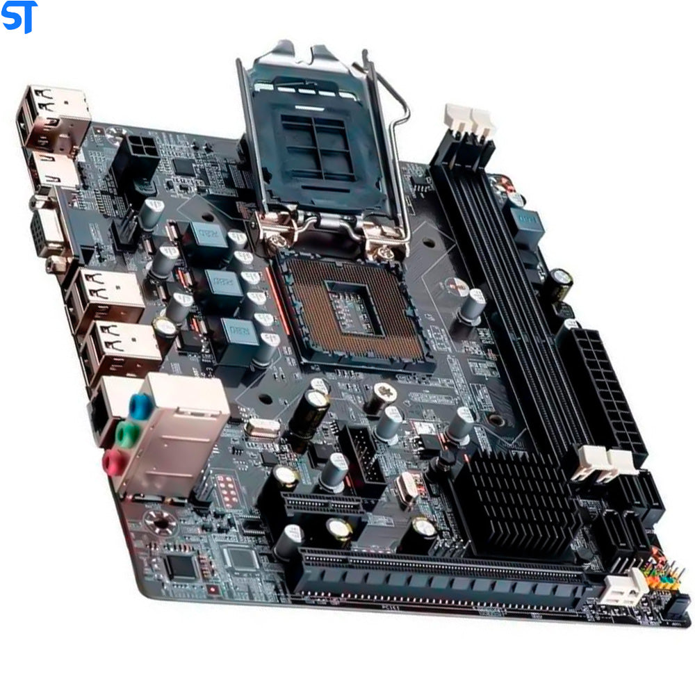 Placa Mãe 1150 H81M DDR3 SQBOX Com HDMI | GoldenTec Para 4 geração