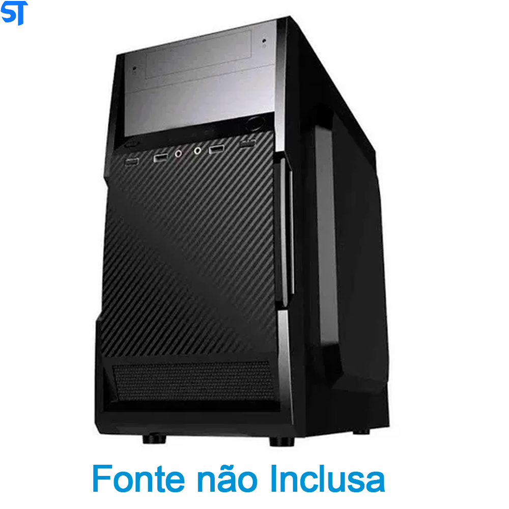Gabinete Micro ATX MT-25V2BK C3Plus Sem Fonte