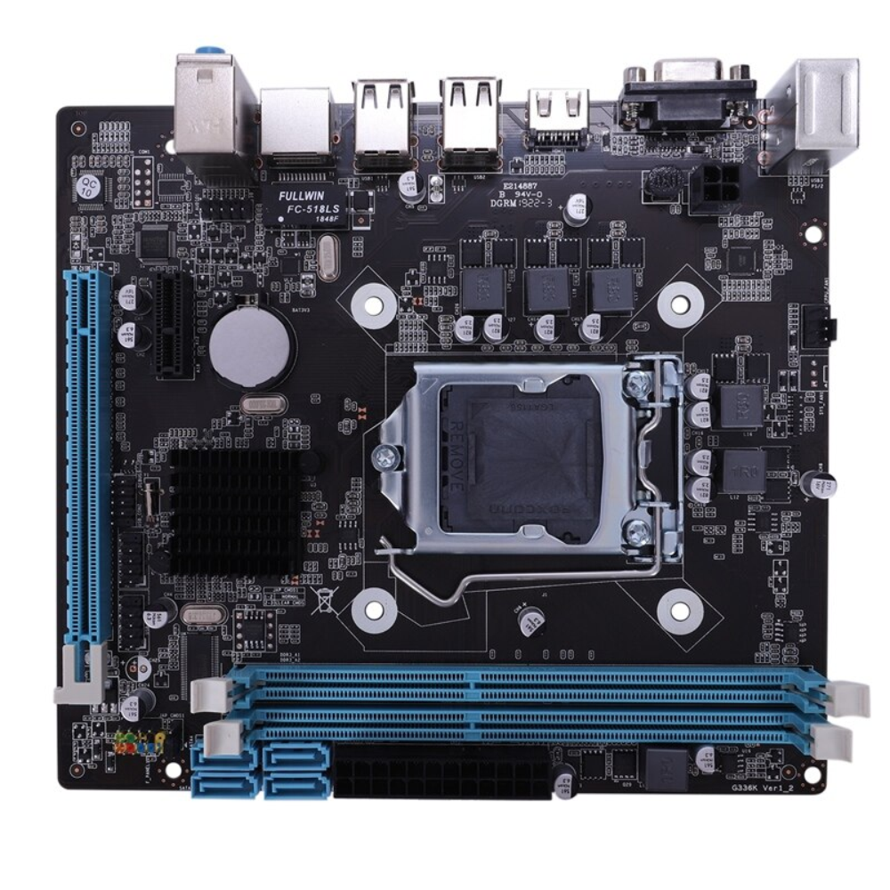Placa Mãe Moczi HM55 Micro Atx Socket 1156 DDR3 Lan 10/100 AMI bios TG-HM55G336