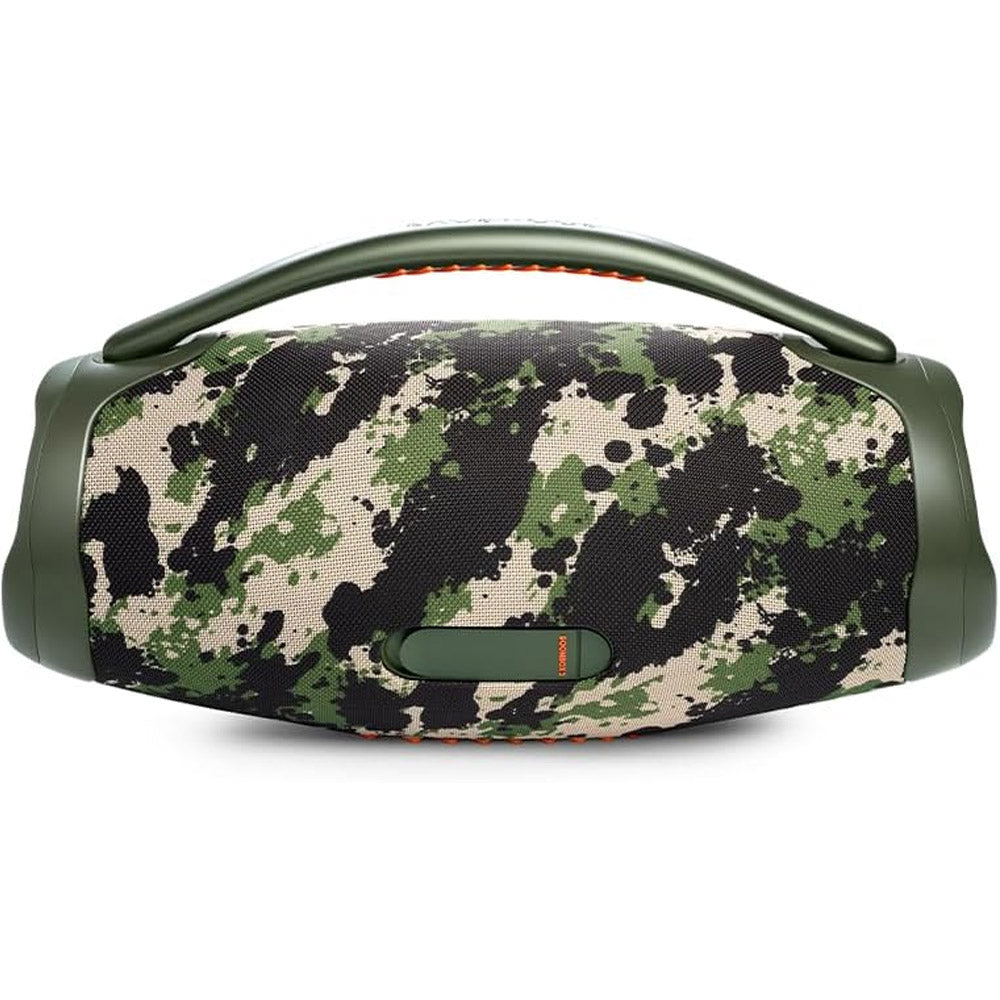 Caixa de Som Portátil JBL Boombox 3, Bluetooth 5.1 USB 80W RMS À Prova D'Agua  IPX7, Bivolt Camuflado