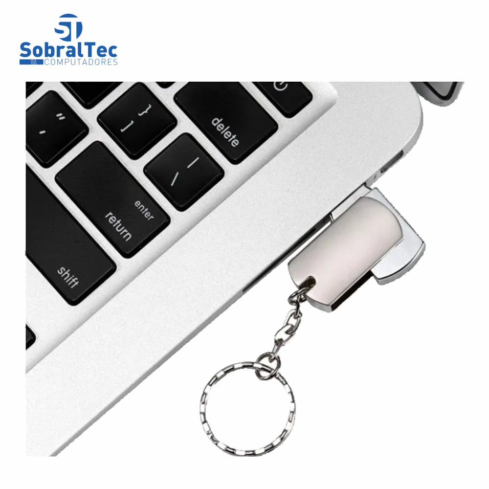 Pen Drive 16Gb Usb 2.0 Design Em Metal Plug And Play Super Duoduo