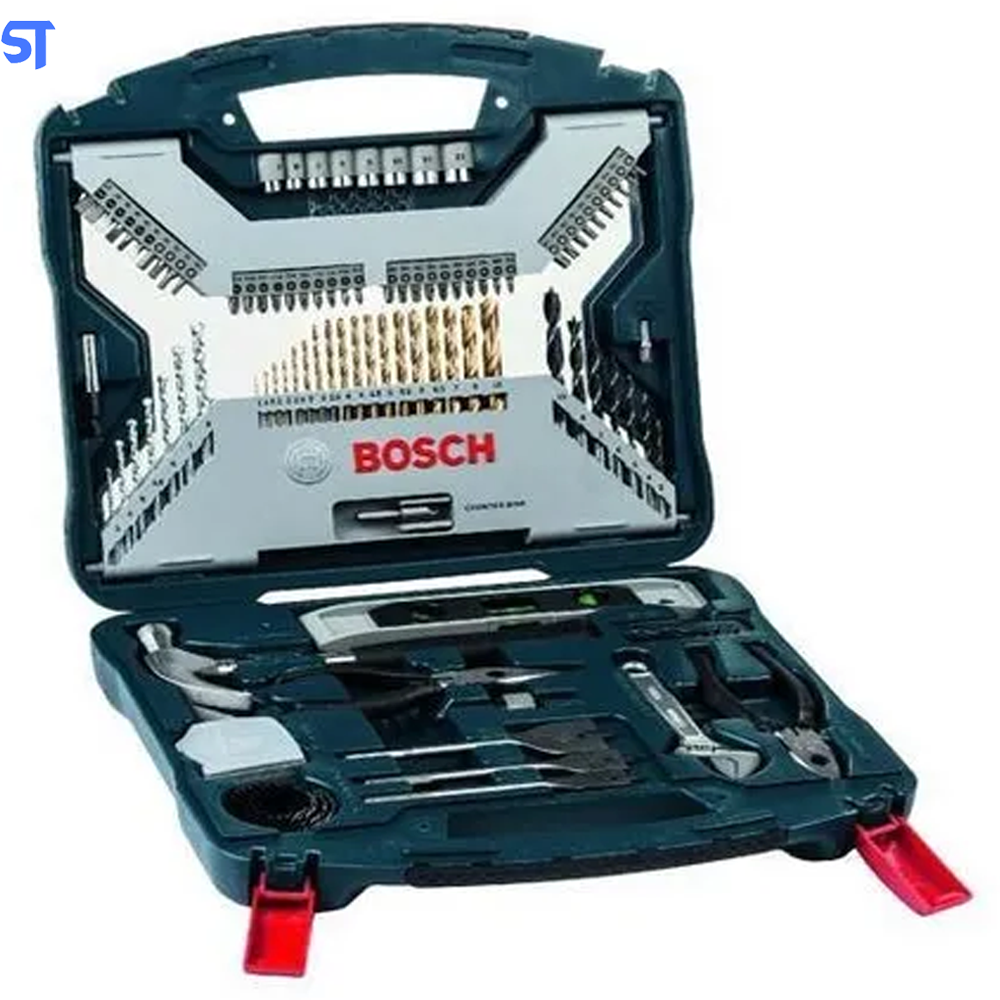 Kit de Pontas e Brocas em Titânio Bosch X-Line Com 103 Peças X103TIN