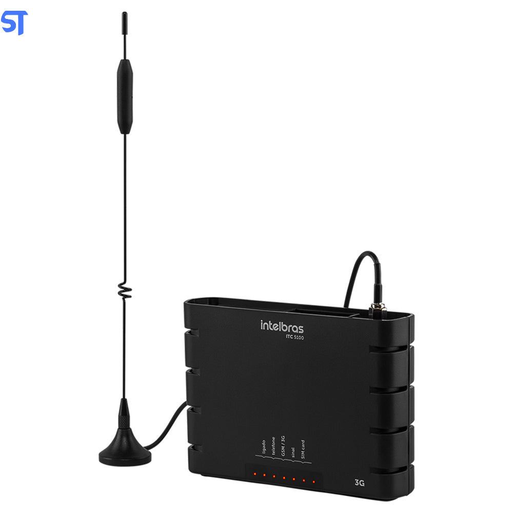 Interface Celular 3G, Intelbras, ITC 5100, 100/240V, 5dBi, 50 ohms - Preto