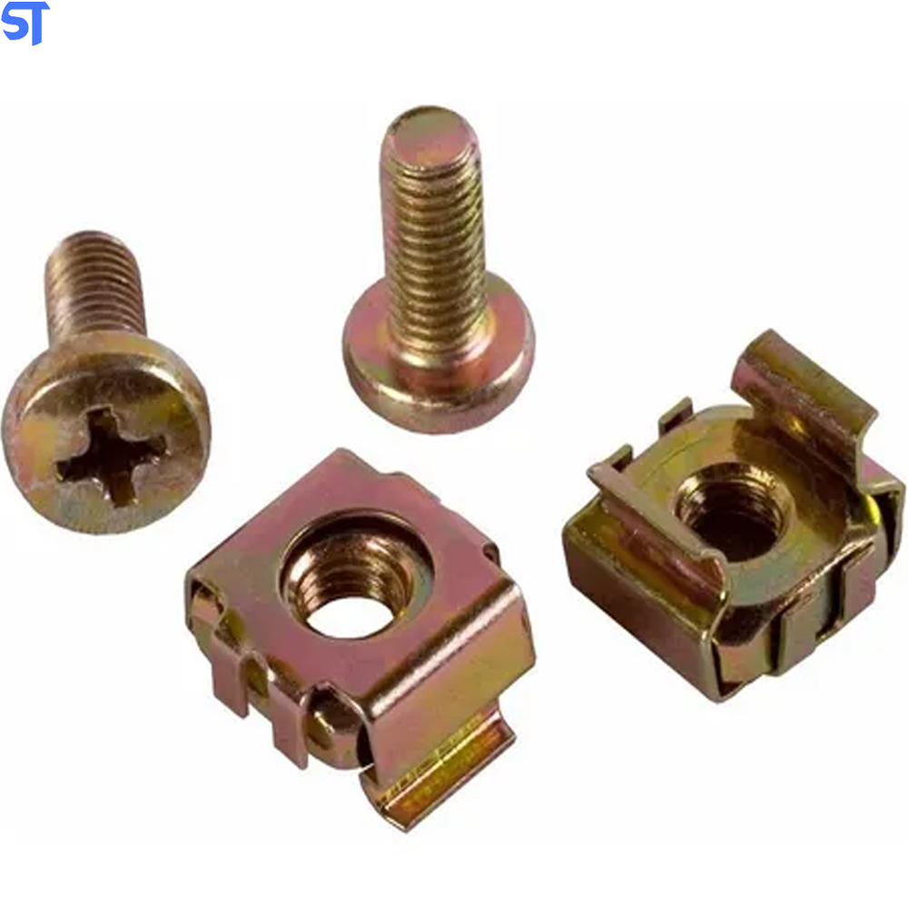Kit Porca Gaiola M5 + Parafuso Para Rack