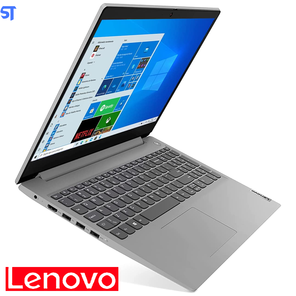 Notebook Lenovo Dual Core 4GB 128GB SSD Tela 15.6” Windows 11 IdeaPad 3i 82BU0008BR com Microsoft 365 Personal