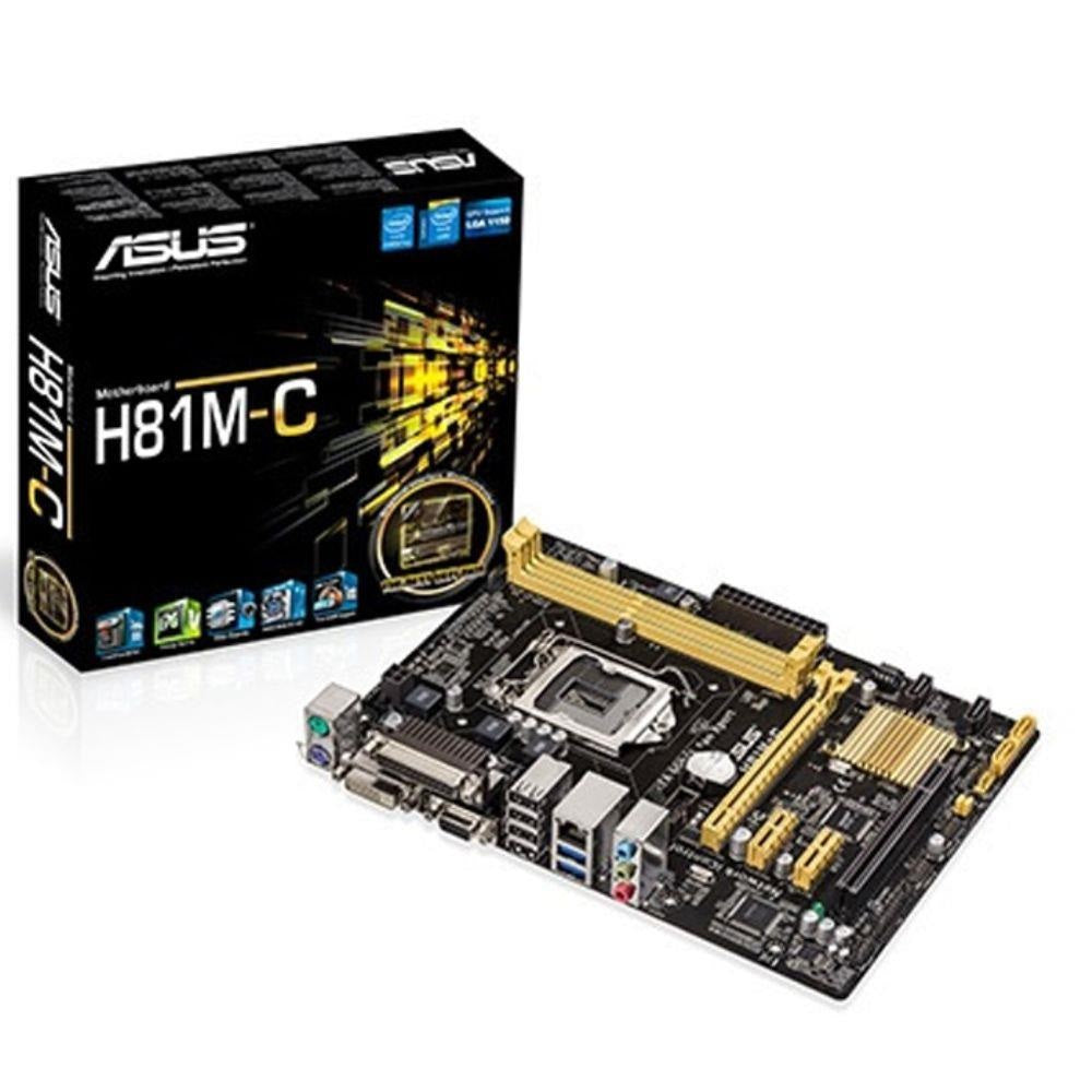 Placa Mãe Asus Ddr3 Intel H81M C/BR Lga 1150 Box