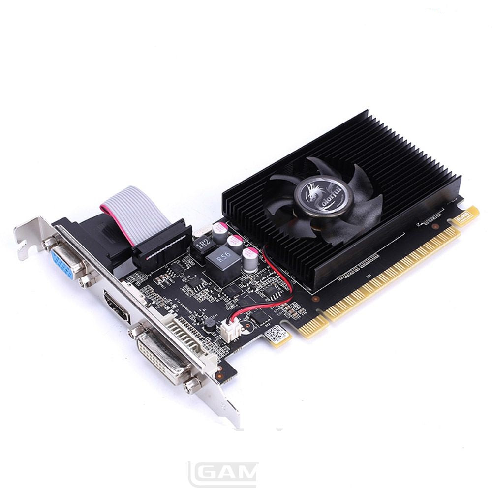 Placa De Vídeo Colorful Geforce Gt 710 2gb 2gd3 Ea1v- 64bits Ddr3 Dx12 Dvi-D - Vga - Hdmi