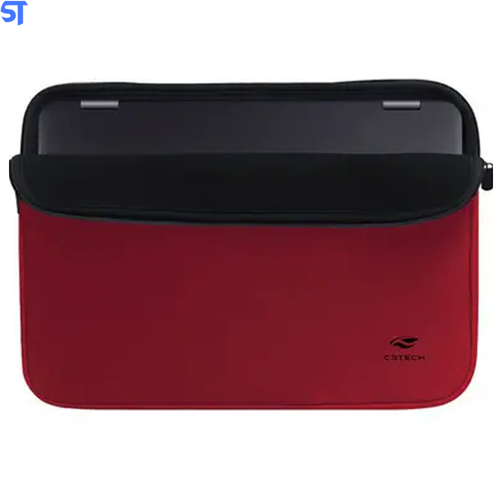 Capa Sleeve Para Notebook C3 Tech 15.6 Seattle SL-15RD Vermelho