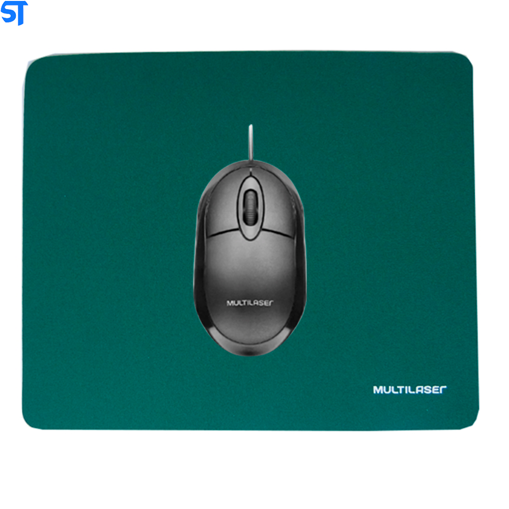 Mouse Pads em Tecido Sortidas Multilaser - AC066 - Verde