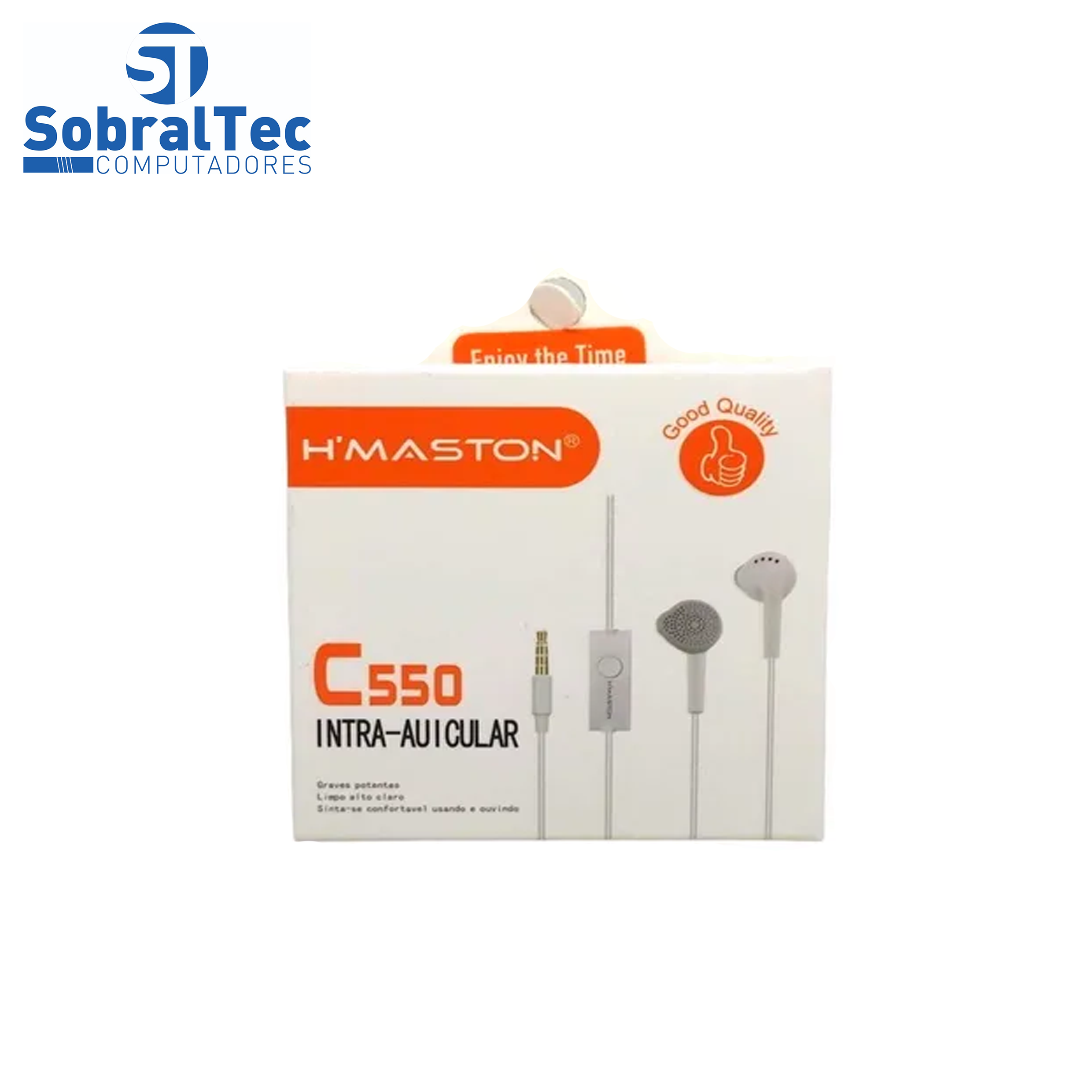Fone De Ouvido Intra-Auricular C550 - H`Maston