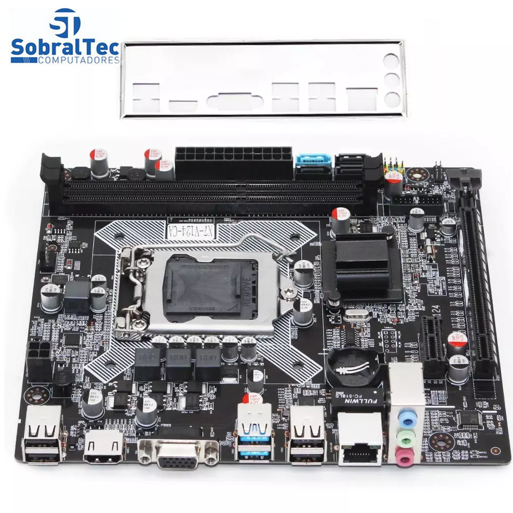Placa Mãe LGA 1155 DDR3 B75  (H61) - X7-V124 Machinist Segura e Eficiente Suporte a i3 i5 i7