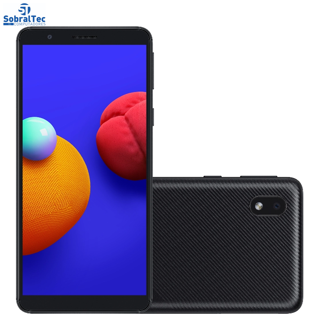 Smartphone Samsung Galaxy A01 Core Preto 32GB, Tela Infinita de 5.3”, Câmera Traseira 8MP, Android GO 10.0, Dual Chip