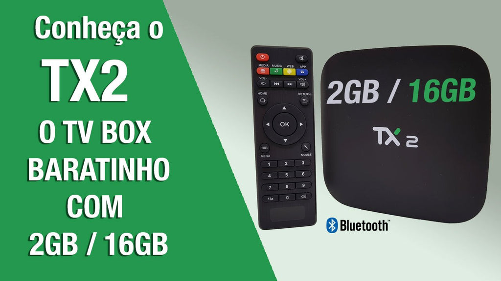 Receptor Tv Box TX2(Duplicado) 4k 2gb Memória 16gb Armazenamento -Android-Cod 14994