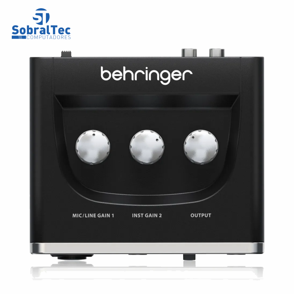 Interface De Áudio U-Phoria UM2 Behringer 2 Canais 16 bits/48 kHz