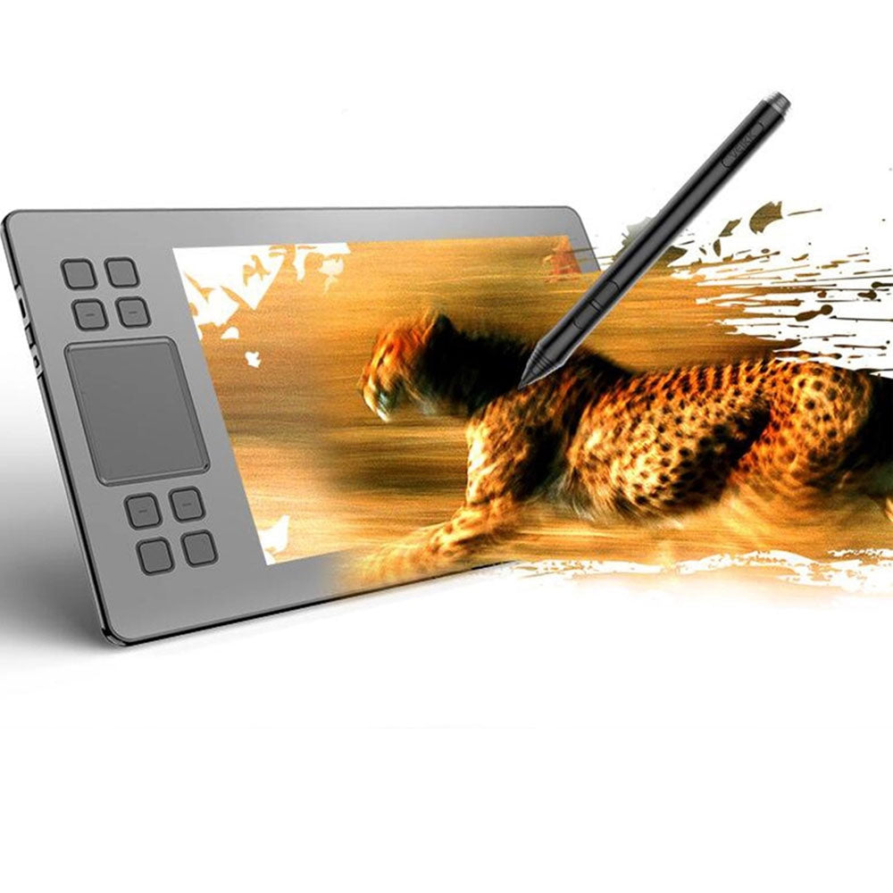 Veikk A50 tablet 10x6 Polegadas 8 teclas expressas e gesto touch-pad 8192 níveis de pressão arte gráfico